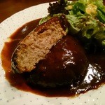 かおちゃん家deめしくい亭 - ジャンボハンバーグ