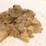 アルティスタ， - テスタローリ　ポルチーニ茸とクルミ　マスカルポーネソース