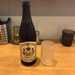 中華蕎麦 生る - ビール（赤星）