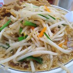 天家 - もやしラーメン 950円 メンマ 250円 半ライス 150円