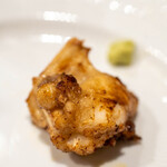 うを徳 - 2023.2 佐島産天然トラフグのカマ唐揚げポン酢風味