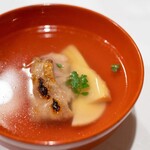 うを徳 - 2023.2 八幡浜産白甘鯛と熊本産筍のお椀