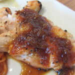 S - お得ランチの肉は、鶏肉のグリル ジャポネソース