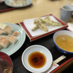 天ぷら食堂 魚徳 - ばってらセット