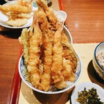 Mugi Toro Tempura Agetenya - 天丼