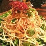 Ainu - 生大根と切り干し大根のサラダ。美味
