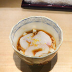 東麻布 天本 - ふぐの白子