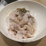 うを徳 - 紅瞳（幻ののどぐろ）の白子小鉢飯