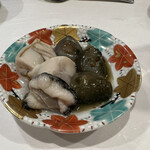 うを徳 - 能登の青なまこの酢漬けと長崎の真牡蠣