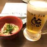 しずる  - 美味しいビールとお通しの豚バラ大根