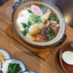 もつ煮込みよかよか - 鍋焼きうどんランチ