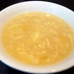 聖兆 - コーンのスープです。非常にまろやかで飲みやすいスープです。