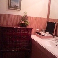 SALONE 2007 - お化粧室 あぶらとり紙、綿棒などが揃っています