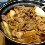 Yayoi Ken - 肉増・すき焼き定食もち麦ごはん大盛（1430円）