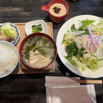 レストラン酢重正之 - 信州豆と葉野菜のサラダ