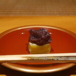 日本料理 幸庵 - 玉子の葛焼き つぶ餡添え