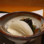 日本料理 幸庵 - 玉ねぎ甘酢漬け、青菜漬け、奈良漬け