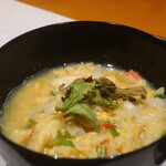 日本料理 幸庵 - 蟹雑炊アップ