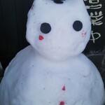 窯右衛門 - ２月６日撮影の雪だるま。