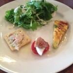 バリトン - サラダ、前菜３種