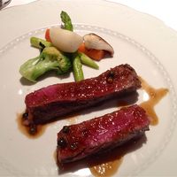 エルルカン・ビス - 短角和牛のソテー　グリーンペッパーソース