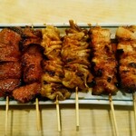 菊乃家本店 - 一味唐辛子をかけて