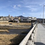 middle - 賀茂川を渡ります☆