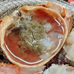 海の宿 山根屋 - 蟹甲羅焼き　思っていたのと少し違った