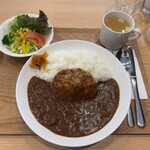 気ままにcafe いち - 料理写真:ハンバーグカレーセット