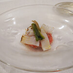 シャントレル - 静岡トマトと軽くあぶったイカ