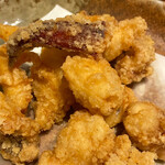 炭火串焼屋 なつや - ゲソ唐揚げ