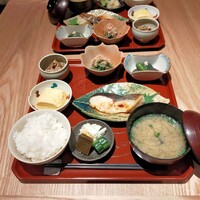 京都一の傳  六本木ヒルズ店 - 銀むつの膳、卵焼き、茄子煮物、など