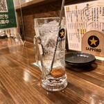 燒豬肉 白虎 - 「和歌山生梅干サワー」(528円税込)