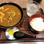 信濃屋 - 「きつねカレー定食」(800円)