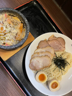 つけ麺 丸和 - 嘉六つけ麺全部のせ