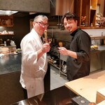 蓬左茶寮 - 松本大将と宮里シェフ