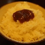 Okihama Soba - 白ご飯（豚みそ乗せ）