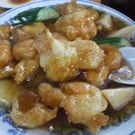 廣東餐館 鳳飛 - 海老の甘酢あん