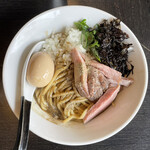 陽はまたのぼる - 濃厚和えそば+味玉