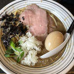 陽はまたのぼる - 濃厚煮干しそば+味玉