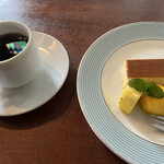 Taronga Shokudou - 食後のコヒーとケーキ（チーズ）セット