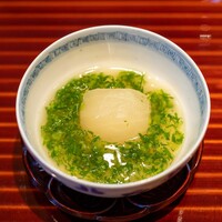 日本料理 別府 廣門 - 2023.2 唐津産蕪 蕪の皮の擂り流し 蕪の葉の餡