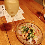 ROBATA幸 2nd - ハマチかな？タコかな？カルパッチョうまし！