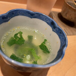 Sushi Hashimoto - 魚のお出汁(鯛、クエ、白甘鯛)