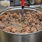 お好み焼 青森 - この店の｢ぼっかけ｣は牛すじをミンチ状にしてる