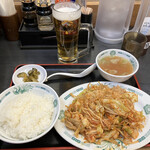 日高屋  - バクダン炒め定食