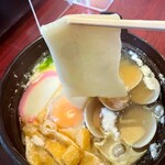 久良一 - 川幅白だしうどん1