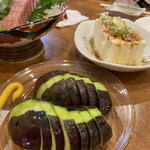 明月 - 水茄子の浅漬けは、箸休めにピッタリ！
