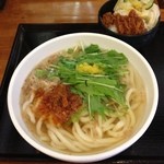 クロワ - いつもの
カスうどん！