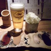 串揚げキッチン だん 十三店 - 付き出しキャベツとタレ